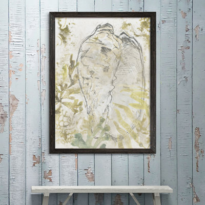 " Verdant Shell Fresco IV " by Paul Cezanne Acrylic Painting