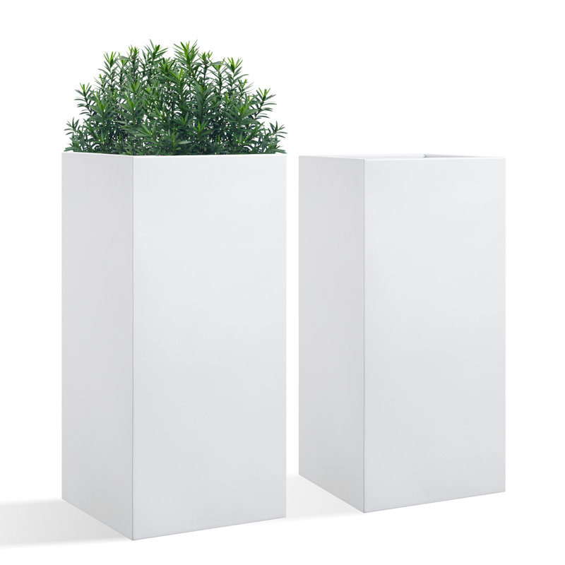 Dorina Planter Box, White