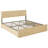 Boho Natural Rattan Storage Bed-249726700