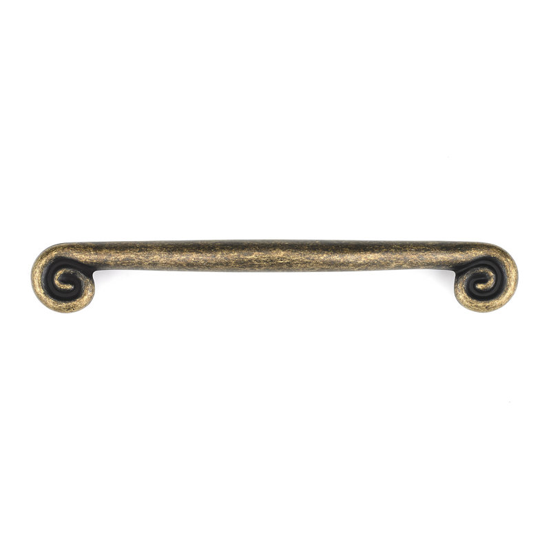 Expression 5 1/32" Center to Center Arch Pull, Burnished Brass