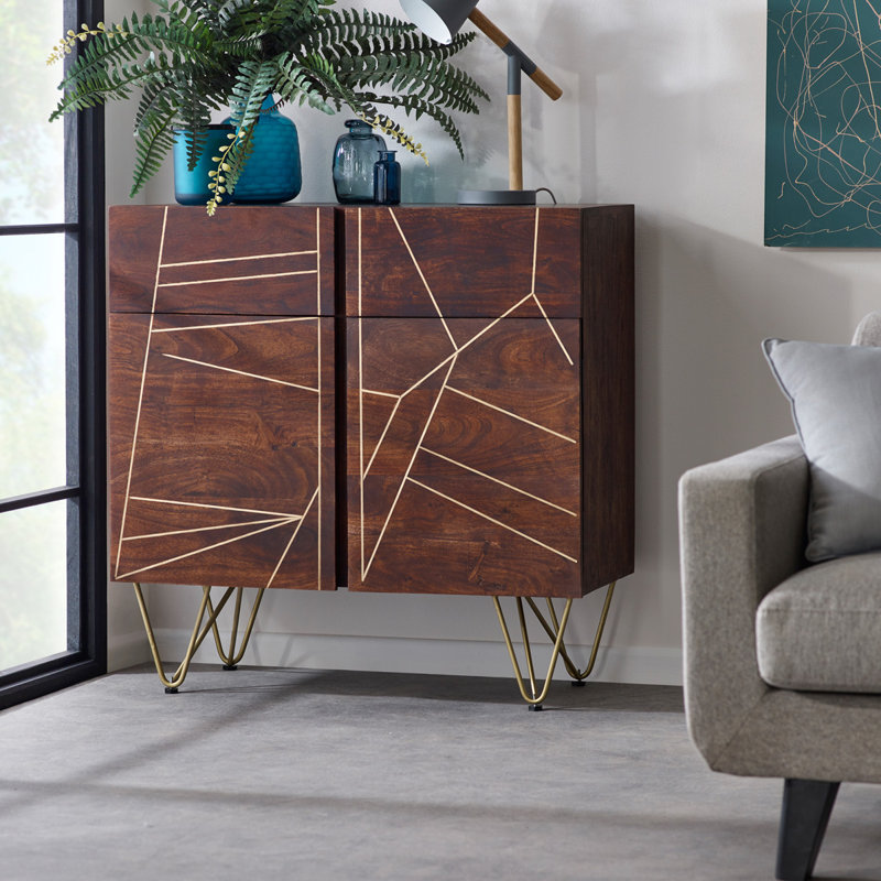 Roosevelt 90cm Sideboard, Dark Walnut