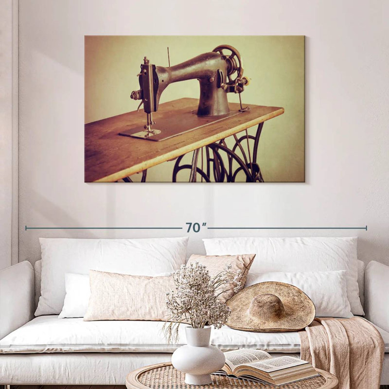 Senne Sewing Machine, 30" H x 45" W