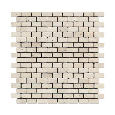 Travertine Brick Joint Mosaic Wall & Floor Tile