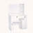 Vanity Desk with Lights, Vanity Set with Mirror,  for Bedroom, White