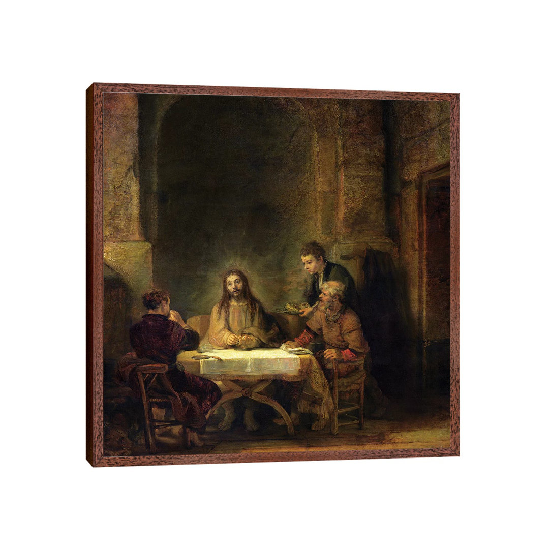 The Supper At Emmaus, 1648 by Rembrandt Van Rijn - Painting on Canvas