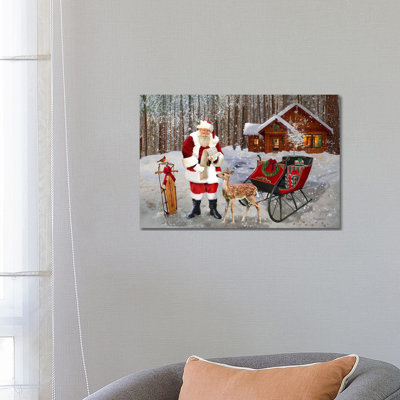 A Message For Santa - Wall Art Print - Framed Canvas