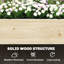 Wood Raised Garden Bed