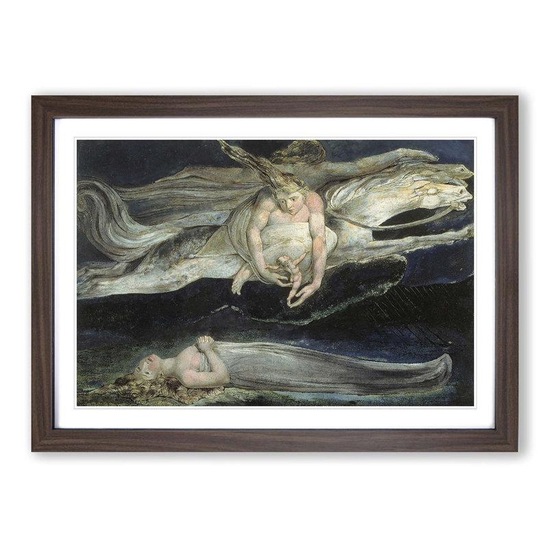 William Blake - Single Picture Frame Painting, Walnut