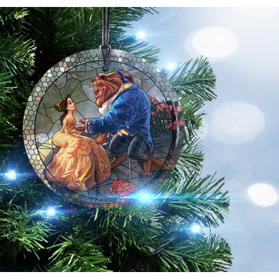 Disney Beauty and the Beast Hanging Glass Print