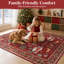Renne de Noël Laurica lavable en traîneau-1209027249