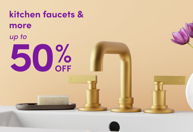 kitchen faucets & more on clearance