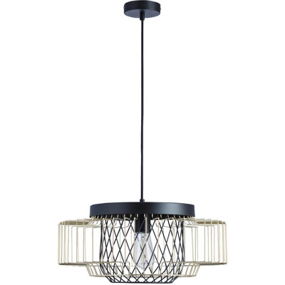 Mauck 1 - Light Black Unique/Statement Pendant