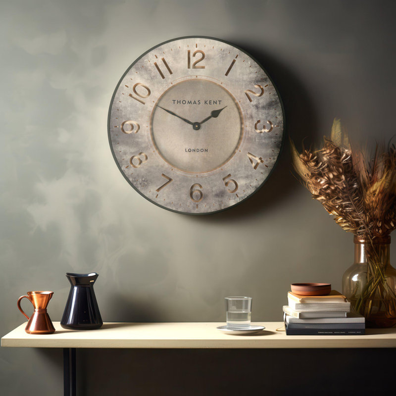 Circle Tabletop Clock, 74 cm H x 74 cm W x 6 cm D