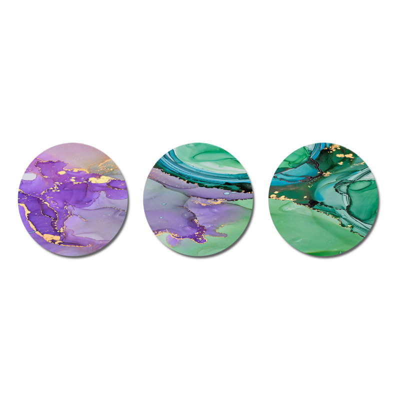 Glam Abstract Wall Decor on Metal
