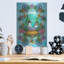 Bungalow Rose «Snow Globe» par Hello Angel, art mural en métal-875371301