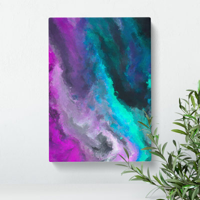 Exist Forever Abstract - Wrapped Canvas Painting