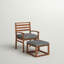 Chaise de patio avec coussins et repose-pieds-1782776282