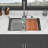 Drop In Kitchen Sink Topmount Single Bowl