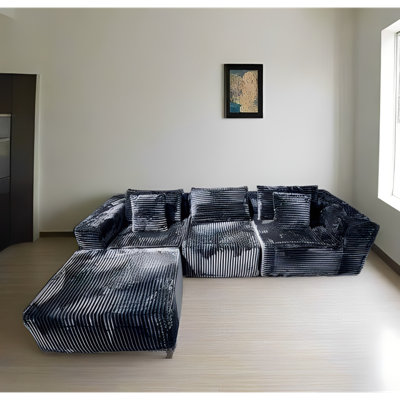 Canapé contemporain 3 places avec métrage