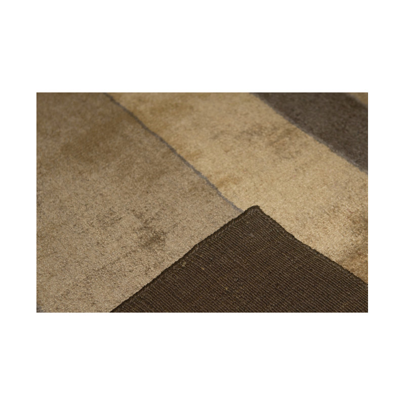 Ecco Gabeh Wool Striped Area Rug