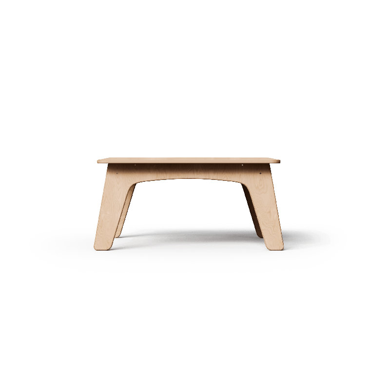 Table carrée Montessori, H 18 po x L 36 po x l 36 po