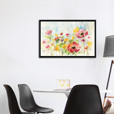 «Summer Rain Floral» par Silvia Vassileva - reproduction d'art