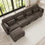 Canapé modulaire modulaire à 4 places avec capitonnage Channel-1673806459