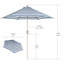 Parasol avec manivelle Spragens 108-1659964191