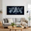 «Ice Cubes Splashing in Water», art mural sur toile-1266382850