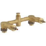 Widespread 1/2" Ceramic In-Wall Two-Handle Valve System with 8" Centers
