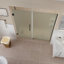 Porte de douche à charnière sans cadre H 72 po x l 72,25 po Belmore GS-105388363-105388362