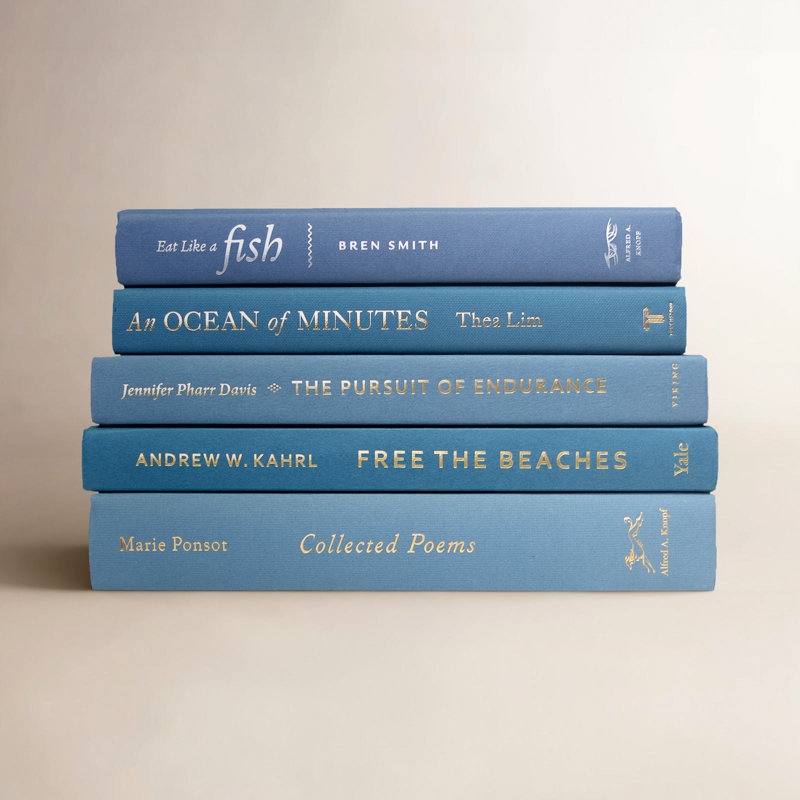 Modern Marlin Book Stack, S/5
