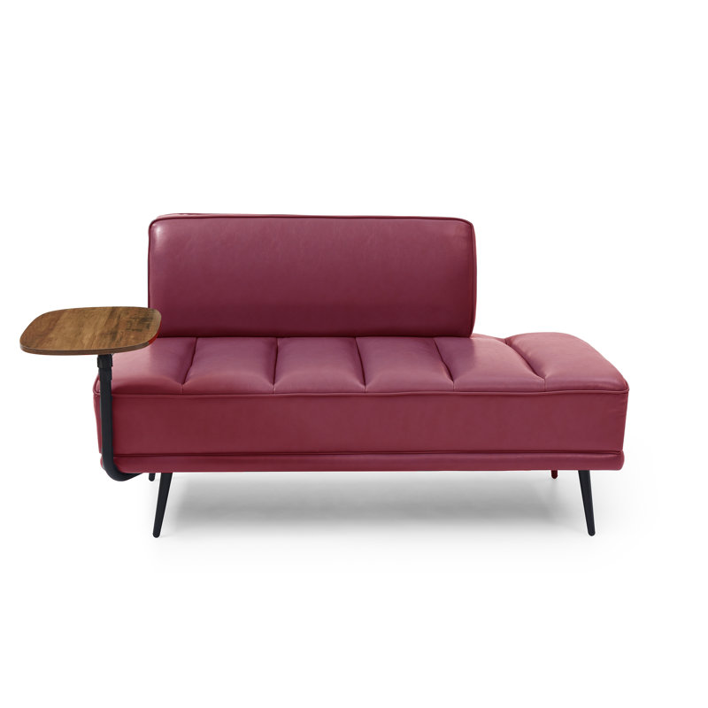 55'' Upholstered Loveseat, Pink