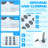 Bubble Bath Mat, Bathtub Mat With Remote Control, Waterproof, Non-Slip, Adjustable 6 Speed, Full Body Spa Massager