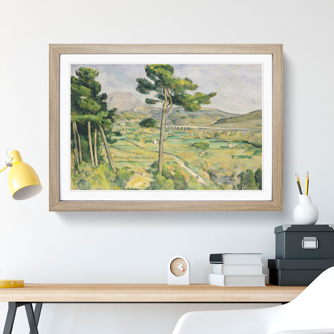 Mont Sainte-Victoire Viaduct by Paul Cezanne - Picture Frame Painting