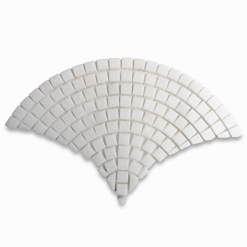 13" x 7" Marble Mosaic Sheet Subway Wall & Floor Tile