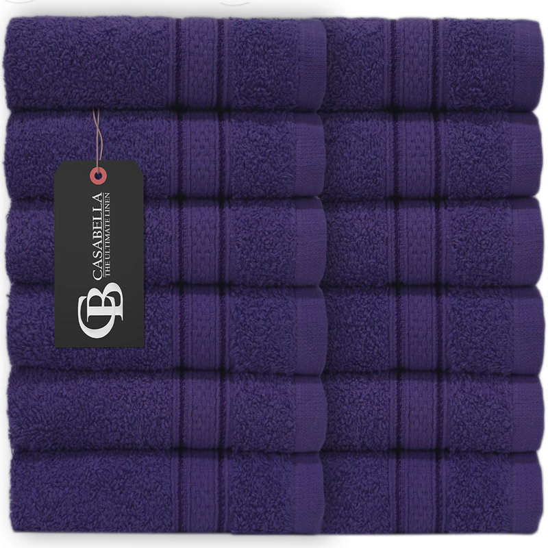Fiorinda Face Cloth Same-Size Bale, Purple