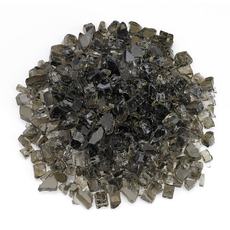 Bronze Crushed Glass Fire Pit Fuel, 12-inch