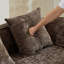 Causeuse courbée 67 po avec accoudoirs et deux coussins sans assemblage-954013074-954013079