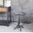 Dicle Swivel Adjustable Height Counter Stool with Metal Frame-1926802408