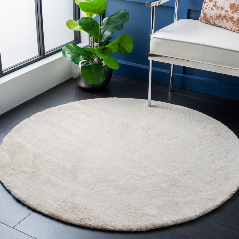 Mckenzie Beige Area Rug, Round 4'