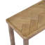 Carveth 44'' Wide Herringbone Solid Wood Rustic Style Dining & Entryway Bench-304018062