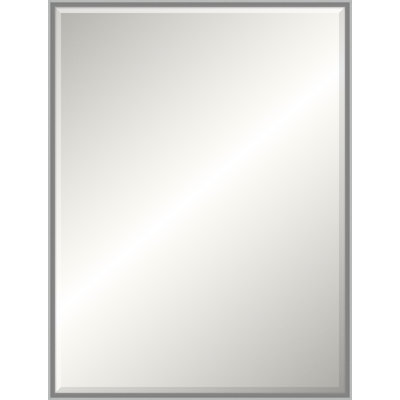 Bright Silver Ridgeline Mirror