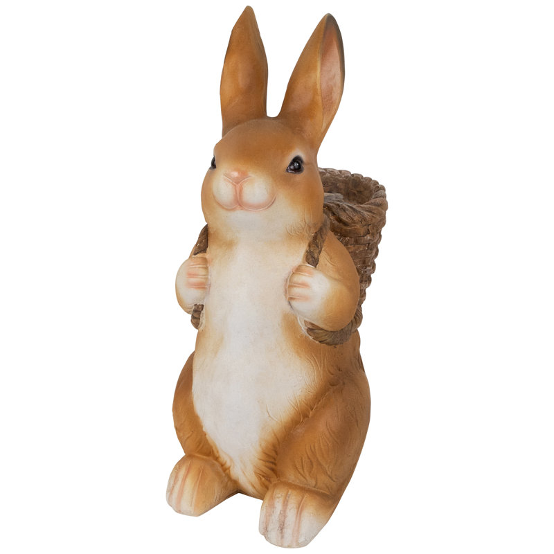 Northlight Seasonal Rabbit Animals Resin Garden Statue | Wayfair