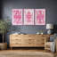 Reproduction de giclée sur toile rose-126030602-126030605