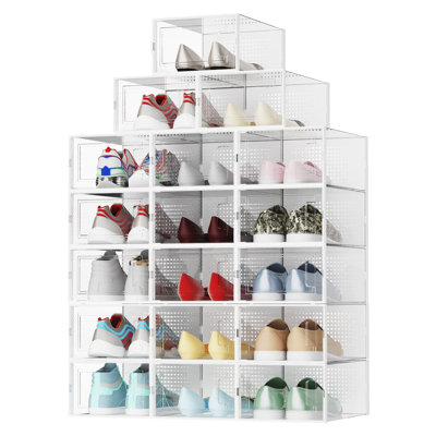 18 Stackable Shoe Storage Box