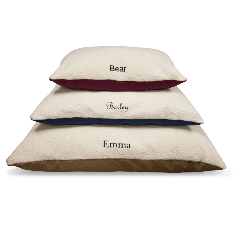 Lit pour chien coussin, Bleu, Moyen (48" L x 36" P x 8" H)