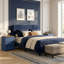 3-Drawer Nightstands with Outlets and USB Ports, 2 Pcs-1990650561