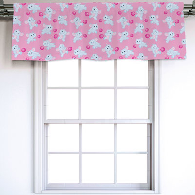 Sateen Ruffled Window Valance