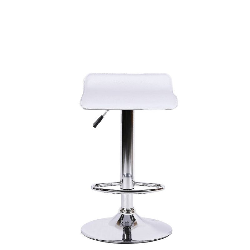 Tabouret tournant à hauteur réglable Houck Spectrum, Blanc